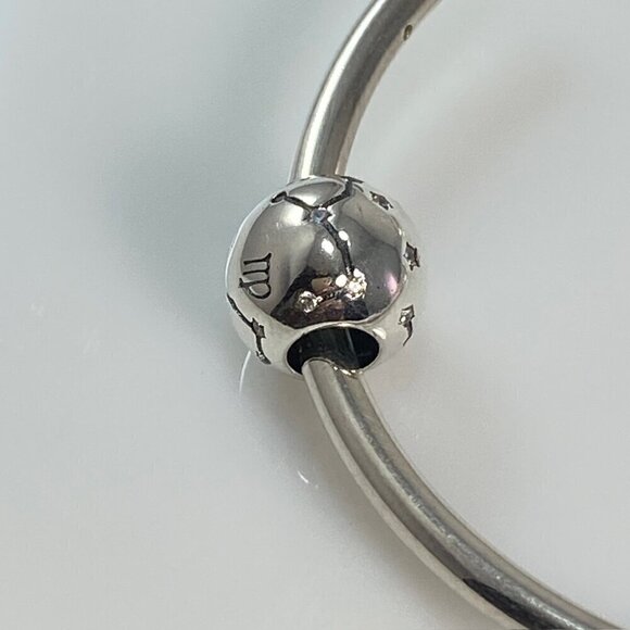 Sterling Silver Virgo Zodiac Constellation Charm - Picture 2 of 9